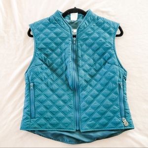Pikeur Padded Equestrian Vest in Teal Blue